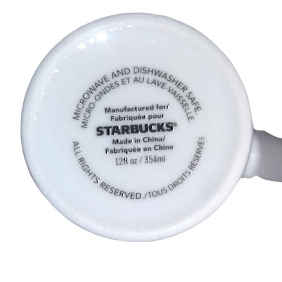 Starbucks 2013 Winter Poinsettia Tapered Coffer/Tea Mug Collectible - Picture 5 of 5